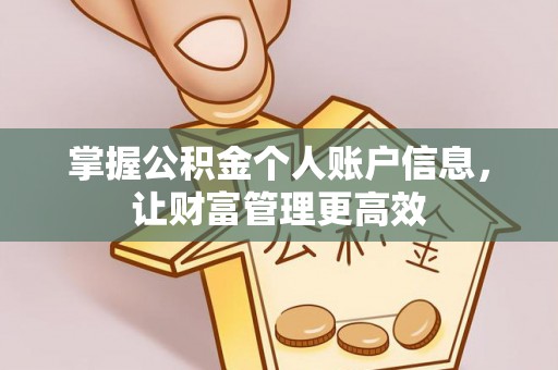 平江掌握公积金个人账户信息，让财富管理更高效