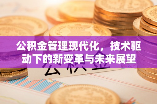 平江公积金管理现代化，技术驱动下的新变革与未来展望